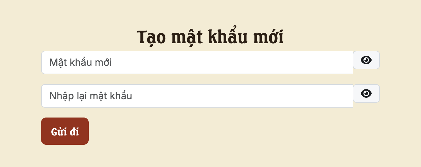 Mở email đặt lại mật khẩu và làm theo hướng dẫn