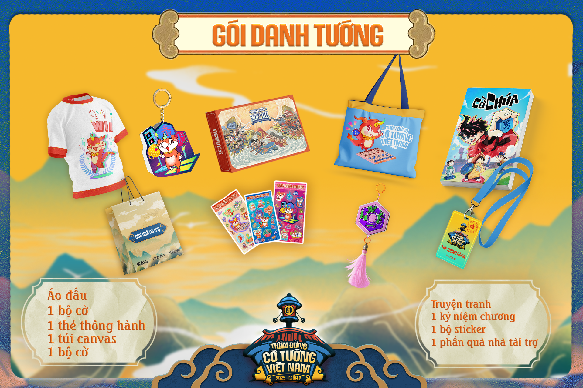 Ảnh minh hoạ gói Danh Tướng